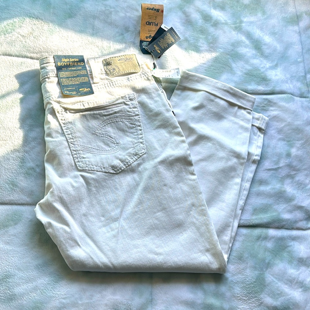 Silver Capris